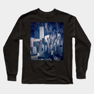 Aerial view of Hong Kong Long Sleeve T-Shirt